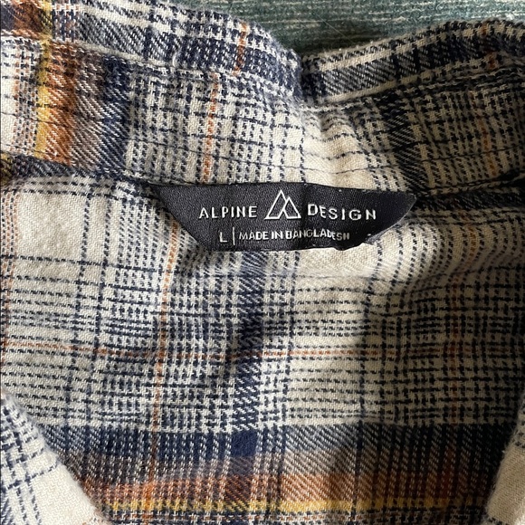 Alpine Design Multi-Color Fall Plaid Shirt - Picture 7 of 9